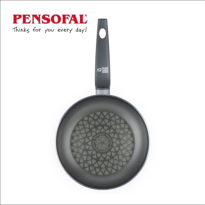 Pensofal 義大利 IQ 智能聯結系列 28cm 鑽石中華炒鍋, 1個