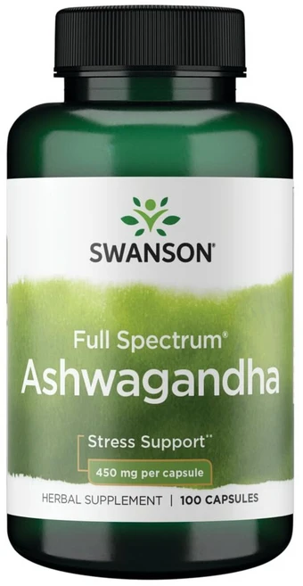 스완슨 풀 스펙트럼 아쉬와간다 허브 아답토젠, 1개, 100정 - 쿠팡