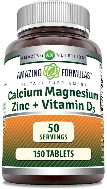 어메이징포뮬러스 칼슘 마그네슘 아연 비타민D 150정 칼마아디, 1개 - 쿠팡