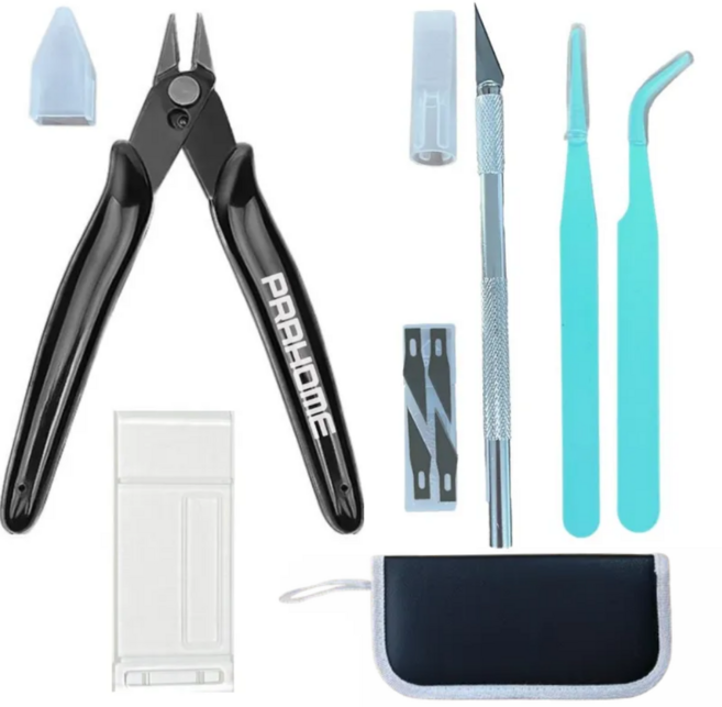 프라홈 프라모델 입문자 공구 세트, 기초 4종, 1개