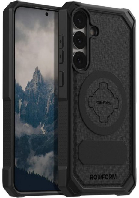 Rokform - 갤럭시 S23 울트라 케이스 러기드 시리즈 RockLock 트위스트 잠금 기능이 있는 삼성 보호 커버 드롭 테스트 군용 등급 장갑(블랙)