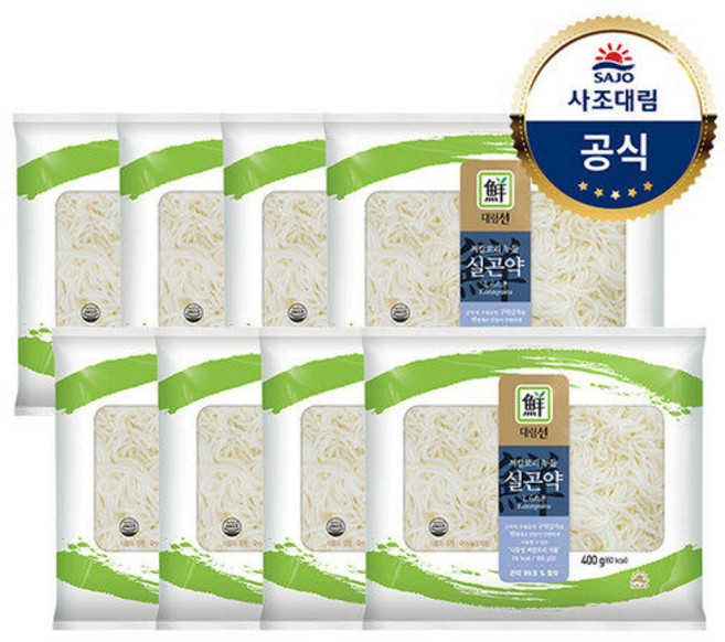 [대림냉장] 저칼로리 누들실곤약 400g x8개, 8개