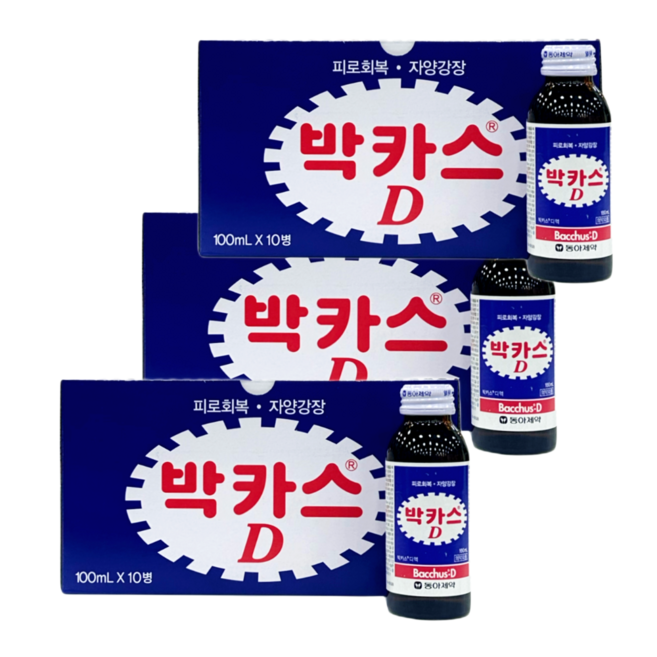 동아제약 박카스D 약국정품 100ml 30병 피로회복, 30개입