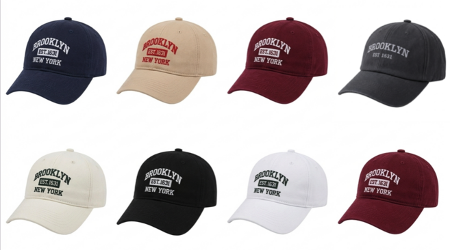 New york Brooklyn.남녀공용 자수 야구모자 8컬러 (소두핏. 빅사이즈. 야구모자)