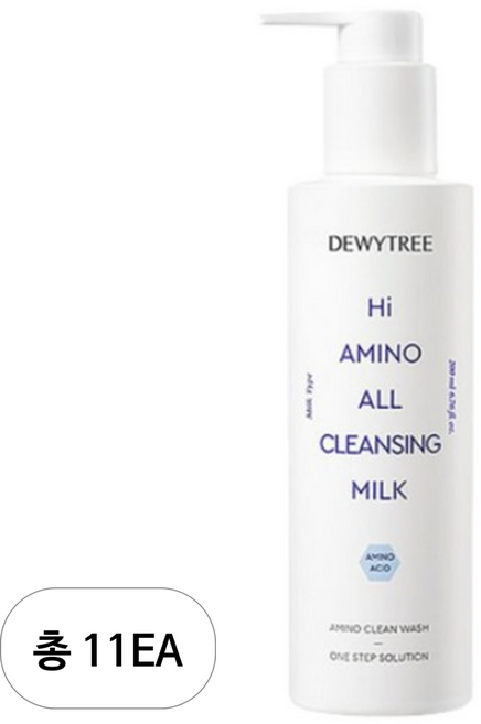 듀이트리 하이 아미노 올 클렌징 밀크, 200ml, 11개