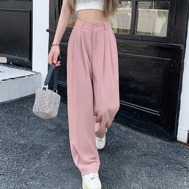 메이킹유 [4size~XL] 핀턱 뒷밴딩 스트레이트 일자핏 WC7166러밍슬랙스