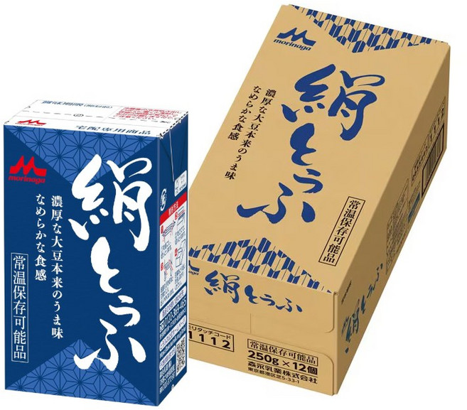 모리나가 실크 두부, 12개, 250g