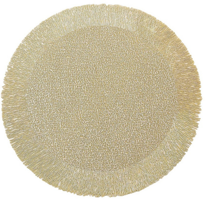 고급 모던 테이블매트 2P 4P, 4개, 기본, 빈티지 태슬 원형 골드