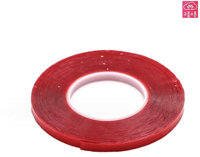 양면테이프10m 네일아트재료스톤, 1개