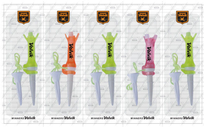 볼빅 E 골프티 롱티 + 숏티 세트 5p, 랜덤 발송, 1세트