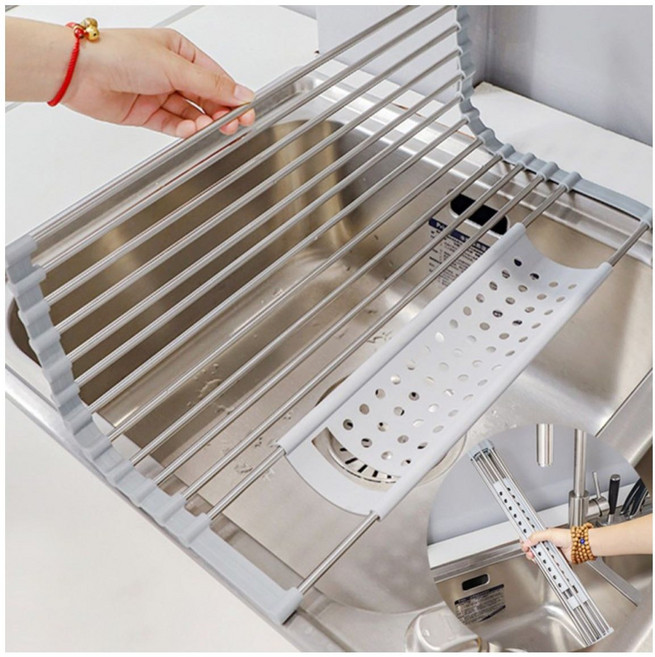 비룸 싱크대 접이식 식기건조대, 1개, 없음, 1단