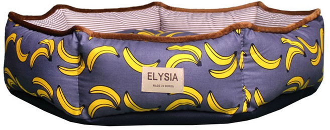 엘리시아 사계절 강아지 애견 고양이 반려동물 침대, 레드, 1개