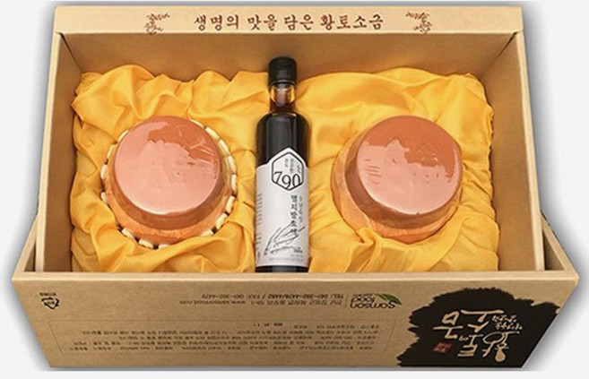 삼손푸드 황토구운소금 선물세트 1호, 1개