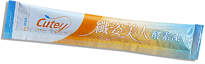 Cutey 纖姿美人酵素凍 16g/條 - 健康美味 促進新陳代謝 享受輕盈自在, 1套, 70份