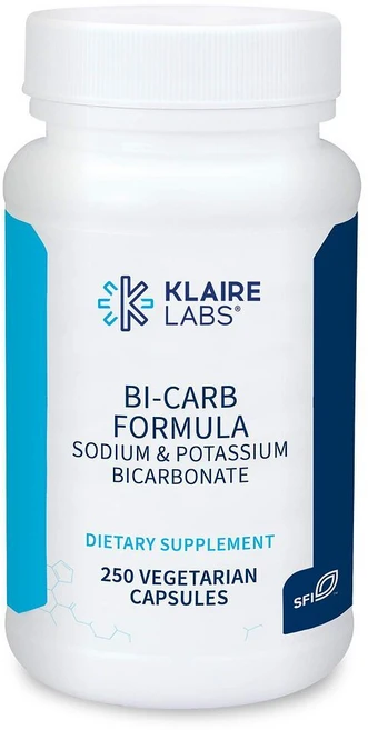 Klaire Labs BiCarb Formula Sodium Potassium Bicarbonate 클레어랩스 바이카브 포뮬라 250캡슐, 1개, 250정 - 쿠팡