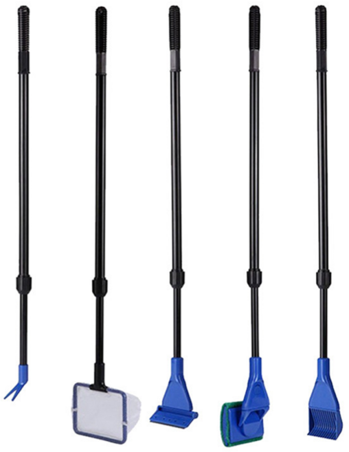 i12B 5-IN-1 봉길이 조절 업그레이드 수조 어항 청소 세트, 1개