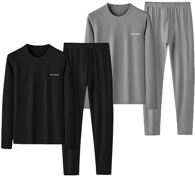 1+1 공유 남자 여자 히트텍 내복 발열내의 기모내복 세트