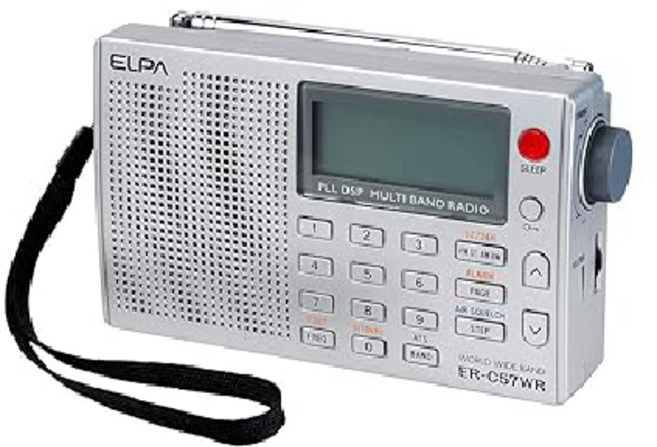 엘파 (ELPA) 월드 라디오 휴대 라디오 125V 15A 7개 입 2m ER-C57WR, 상세페이지 참조