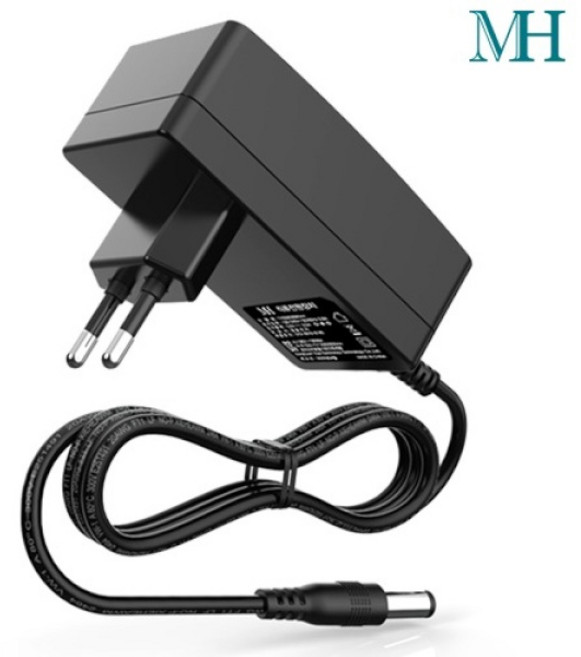 (명호전자) 아답터 100~240V / 12V 2A (내경2.1~2.5mm/외경5.5mm) 전원 코드 일체형 (박스포장), 1개