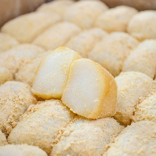 굳지않는 콩가루 인절미 1kg 50알 국내산 찹쌀 아침식사대용, 1박스