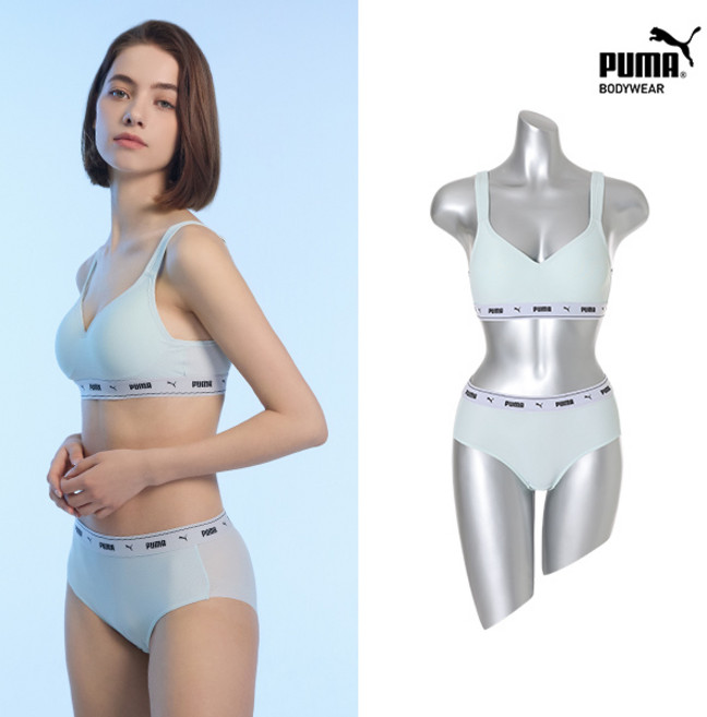 [푸마] 여성 컴포트 브라팬티 2종 세트