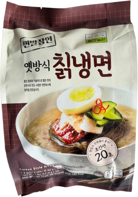 칠갑농산 옛방식 칡냉면, 880g, 4개