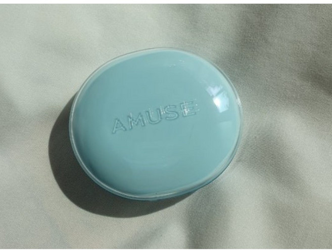 정품) 어뮤즈 AMUSE 에어리 포어 커버 쿠션 본품+리필 15g SPF 50+ 어뮤즈쿠션, 1.5 내추럴