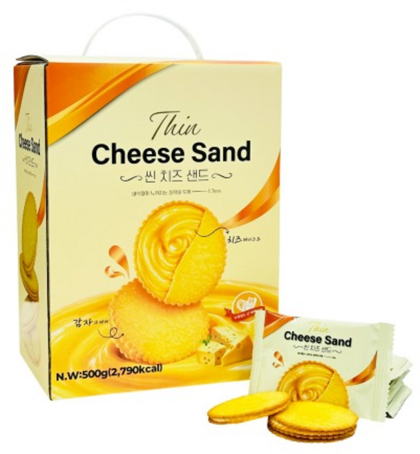 씬 치즈 샌드 크래커 치즈타르트, 1개, 500g