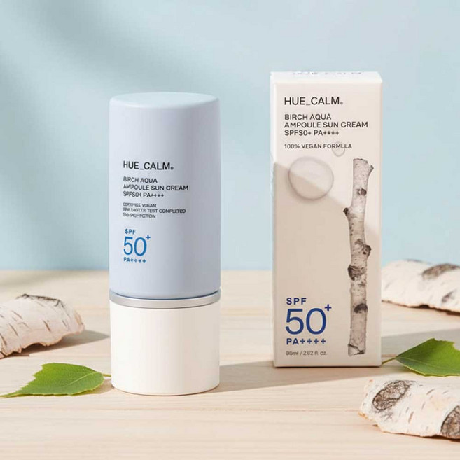 휴캄 자작나무 수분 앰플 선크림 SPF50+ PA++++, 1개, 60ml