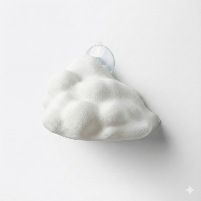 햄달 구름백업 소사이즈, 1개, 화이트