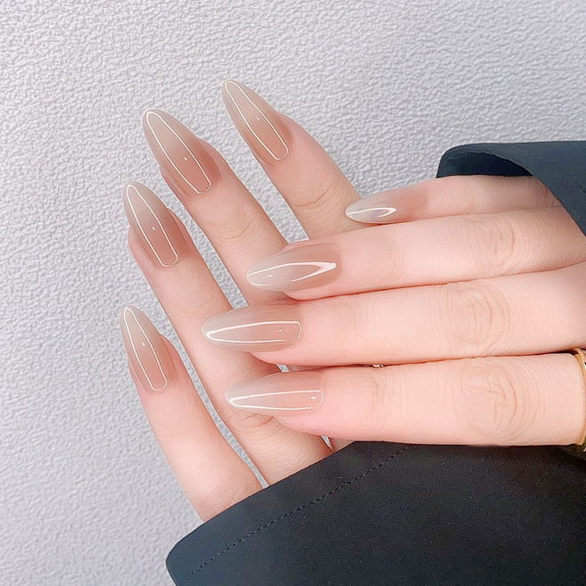 걸스코코 자석 보석 네일팁 파츠 셀프네일 붙이는 간편 인조손톱, 1개, NAIL-N703