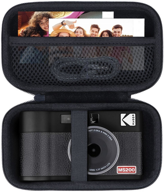 페어리아일랜드 코닥 미니샷2era EVA충격방지 전용 케이스, 1개, 블랙지퍼(Minishot2era)