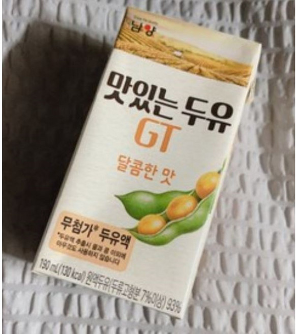맛있는두유GT 달콤한맛 저당, 190ml, 72개