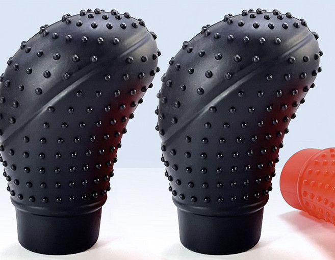 자동차 기어봉커버 기어커버 기어봉 덮개, 블랙 2개