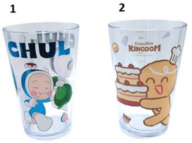 투명파티점보컵 유미의세포들컵 쿠키런컵 마블스파이더맨컵 마블컵, 1. 유미의세포들 투명파티컵, 1개