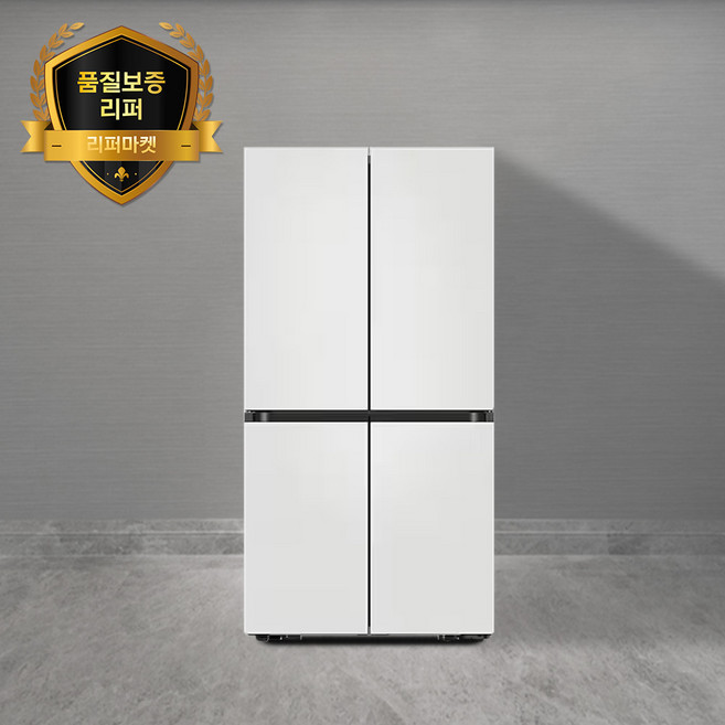 [품질보증리퍼] 삼성 비스포크 4도어 800~870L 색상랜덤발송 설치비 무료, 중급