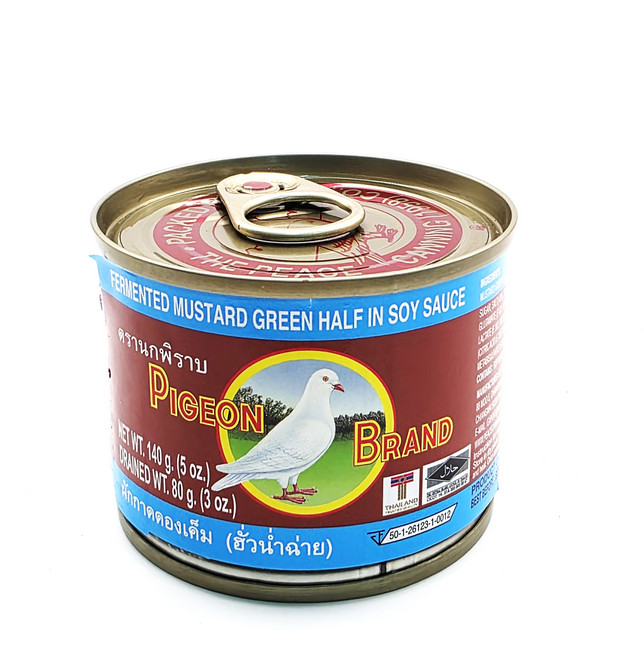 PIGEON 피죤 갓절임 피클드 모스타드그린, 1개, 140g