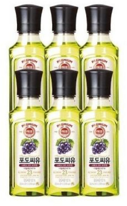 사조해표 포도씨유 250ml 6개