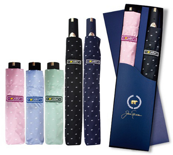 잭니클라우스 우산 세트 2+3단 베어 답례품 우산제작 인쇄