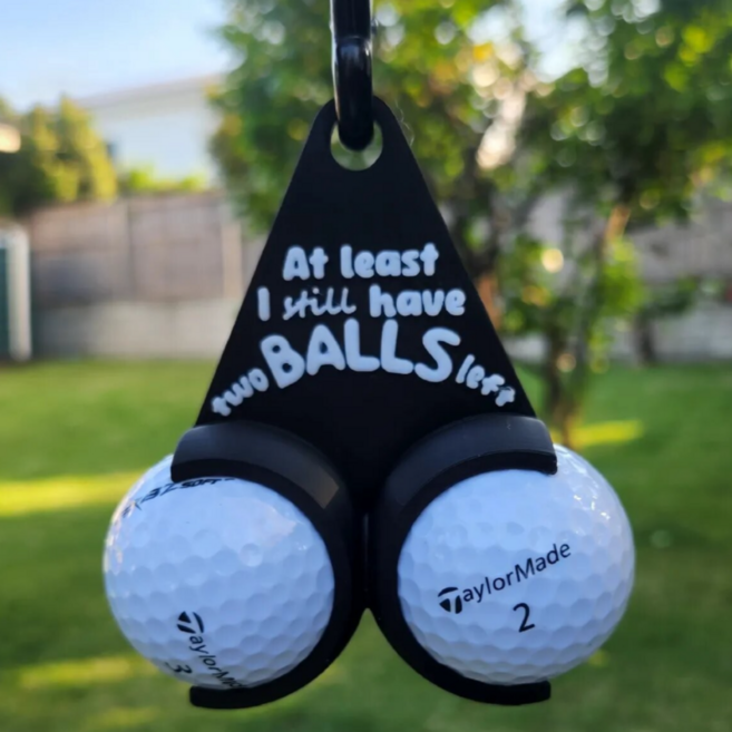 골프 투볼주머니 클립 골프볼 케이스, 1개, 투 볼