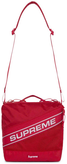 슈프림 리플렉티브 로고 숄더 백