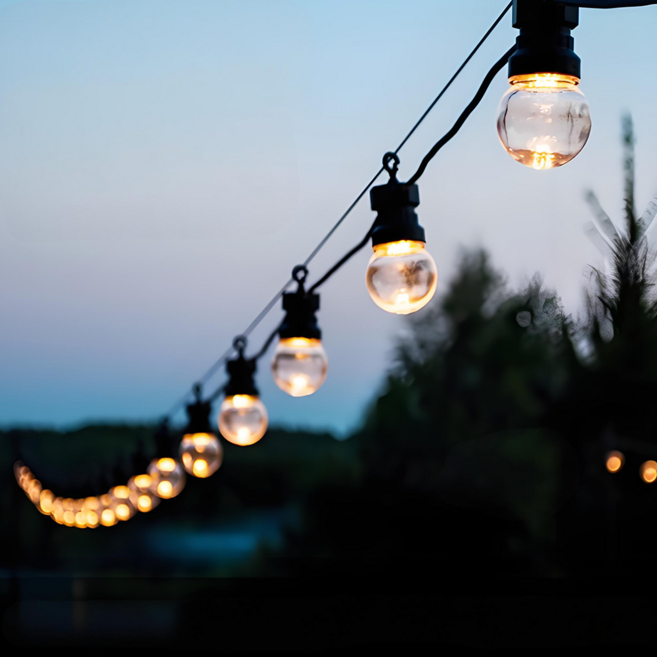 오징어등 LED줄조명 10M20구 파티라이트 야외파티등 전등선 캠핑장전구 큰 앵두등 루프탑 램프 스트링전선 카페 줄전등 테라스 주차장 야외등 방수 행사장 줄전구 알전구, 램프색, 1개