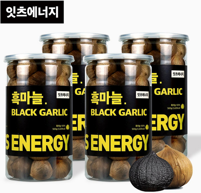 잇츠에너지 흑마늘 1500g 대용량구성, 500g, 4개