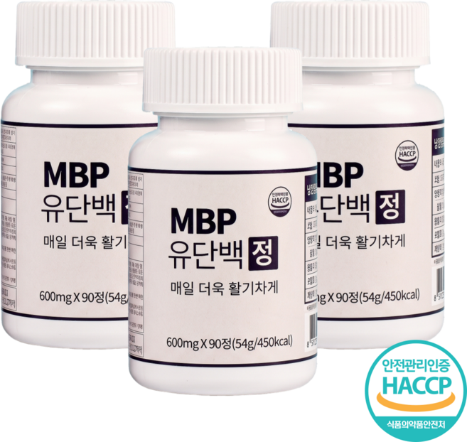 MBP 유단백추출물 정 엠비피 여성 골다공증 뼈 영양제 식약청 (3개월분), 3개, 54g