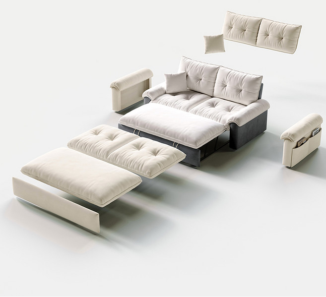 노르아 쇼파 소파 접이식침대 쇼파베드 2인쇼파 침대 2인소파 좌식 카우치 소파베드, 1.6m