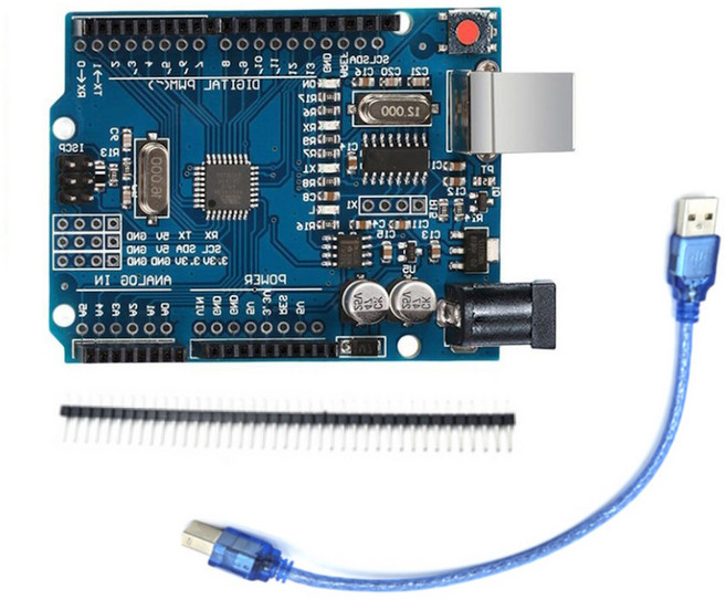 아두이노 우노 R3 호환 보드+ 케이블, 1개