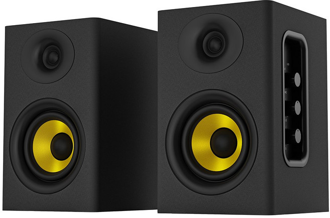 SAUNGYU 모니터스피커 북쉘프 액티브 80W 2채널 USB DAC/옵티컬/RCA/블루투스 입력 지원 PC 컴퓨터스피커, 화이트, BK4020A