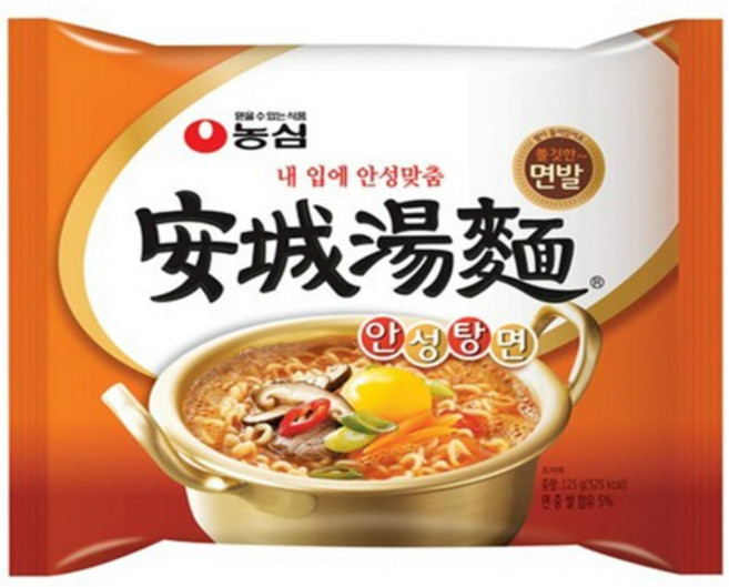 농심 안성탕면 125g, 15개