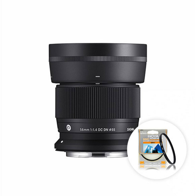 [SIGMA] 정품 시그마 C 56mm F1.4 DC DN RF 렌즈 캐논마운트 + 호야 HMC UV 필터 / ENJ