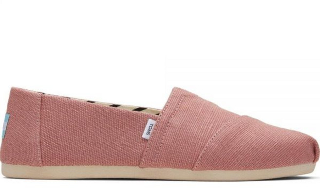 TOMS - Womens Alpargata Espadrille Color Vin Pnk Hrtg CVS Size: 5.5 BM US 215068